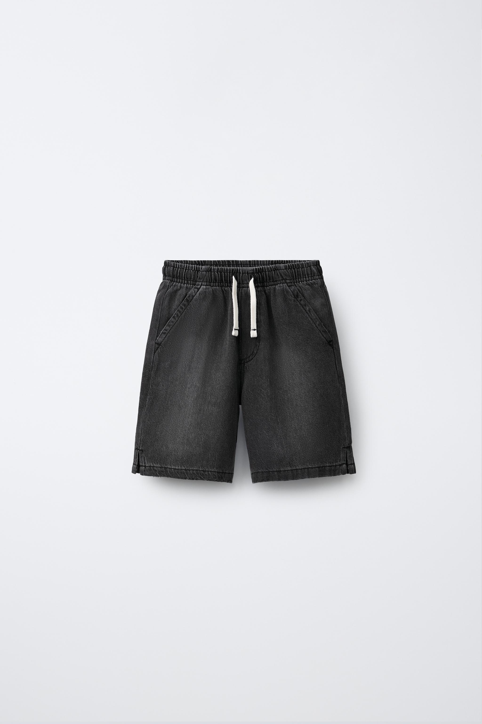 LOOSE FIT DENIM SHORTS